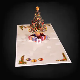3D Christmas Tree Pop Card